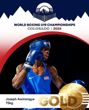 King Jojo Awinongya Jr wins Gold and makes history at U19 World Boxing Championships