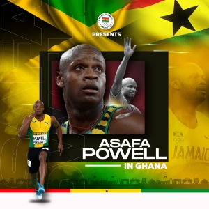 Former World's Fastest Man Jamaican Asafa Powell And Ghanaian Wife To Visit The Motherland