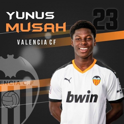 Yunus Musah Becomes Youngest Foreigner To Ever Score For Spanish La Liga Team Valencia CF