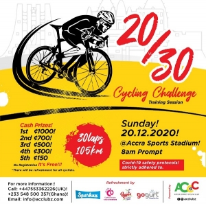 Africa Connect Cycling Club to host December Challenge Ride on Dec. 20