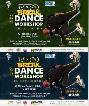 Afrobreak Dance Workshop Reaches Central Region
