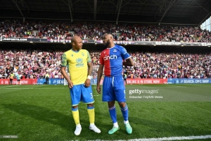 Abedi Pele watches sons Andre and Jordan Ayew face off in Premier League season finale