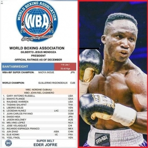 Manyo Plange Rated Number 2 by WBA