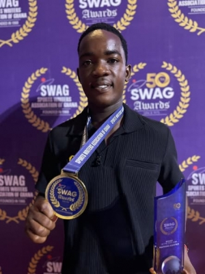 Mathias Ashitey thanks SWAG and boxing fans