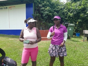 13 lady golfers participate in Damang Open Golf Tournament