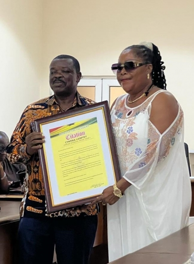 ADOII Cynthia Akwele Lamptey Honoured By State