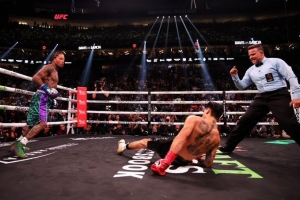 Gervonta Davis Drops Ryan Garcia Twice, Knocks Him Out in Seventh