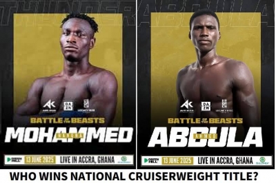 Haruna &lsquo;Thunder&rsquo; Mohammed Puts National Cruiserweight Title On The Line Against Undefeated Ahmed Abdula