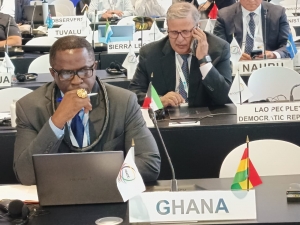 Nii Kojo Ashifi Papanyira 1 represents Ghana (GOC) At 27th ANOC Holds Annual Congress