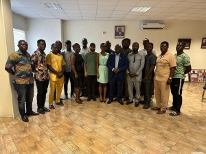 Ghana Mixed Martial Arts Federation President, Patrons And Members Meet NSA Director General