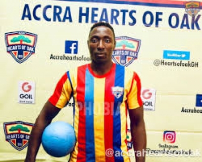 Hearts' Kofi Kordzi completes move to Mauthier SC