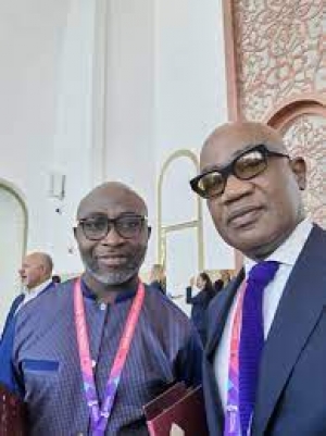 Vice President Mark Addo And General Secretary Prosper Harrison Addo Attend 73rd FIFA Congress