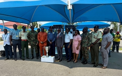 Clerk to Parliament presents Democracy Cup to Ghana Armed Forces