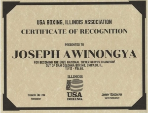 Young boxer Joseph Awinongya Jr. honored again