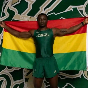 The Ghanaian Flash Saminu Runs 9.84 Seconds