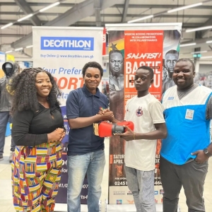 Caleb Mensah and Jacob Thompson dominate first-ever E-Boxing Game at Decathlon Kawukudi