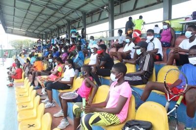 Junior Tennis Players Observe Protocols At McDan Foundation Training Matches
