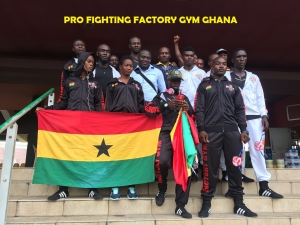 Pro Fighting Factory console John Commey family and Black Bombers