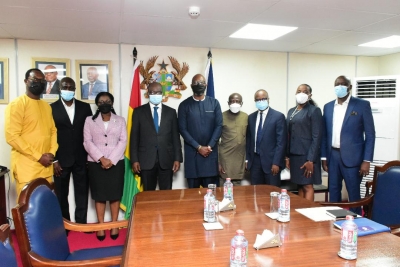 MTN Group CEO / President Engages Bank Of Ghana, Minister Of Finance And Other Key Stakeholders