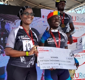Prince Kudufia Wins 2023 PruRide Cycling Competition