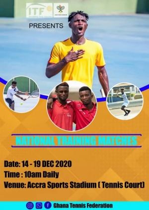 GTF National Ranking Training Matches begins at Accra Tennis Centre