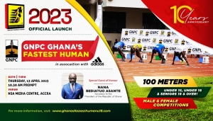 Ten Years Of Ghana Fastest Human To Be Launched On April 13