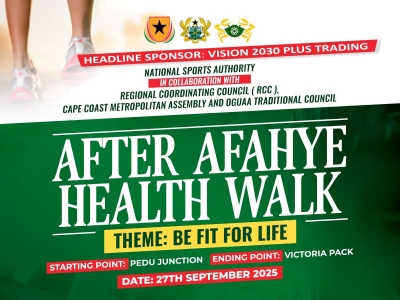 ‘After Afahye Health Walk’ At Cape Coast On Saturday