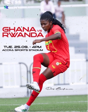 African Female Football &ndash; Ghana versus Rwanda for 2024 WAFCON