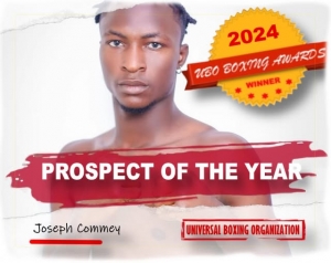 Universal Boxing Organization (UBO) names Joseph Commey As Prospect Of The Year 2024