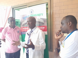 Boxers fully support health screening sponsored by Star Assurance Group at Lapaz Community Hospital