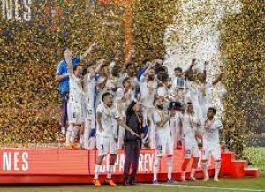 Real Madrid beat Osasuna to win first Copa del Rey title in nearly a decade