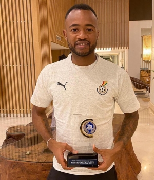 Jordan Ayew Delighted And Grateful To Be Named SWAG Footballer Of The Year.