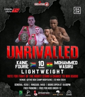 Wasiru Mohammed to fight in South Africa: Unrivalled
