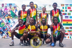 John Dramani Mahama Donates GH8000 To Ghana Youth Cyclists Who Won Bronze Medals