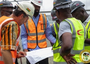 Ghana Tennis Federation joins LOC to inspect Borteyman facility for 13th African Games