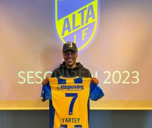 Ishmael Yartey moves to Norwegian club Alta IF