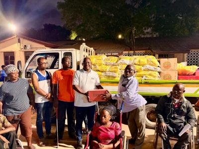 Ibrahim Mahama donates to Disabled Christian Fellowship and Accra Rehabilitation Centre
