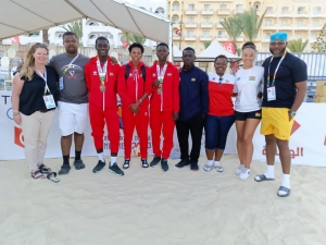 Ghana Wins First Ever Medal At The African Beach Games in Hammamet, Tunisia