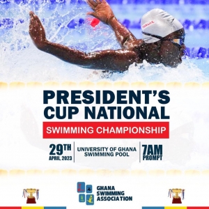 Swimming President's Cup Championship at Legon on Saturday