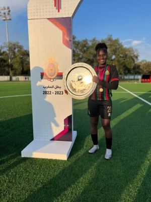 Black Queens defender Blessing Agbomadzi wins Moroccan league with FAR Rabat