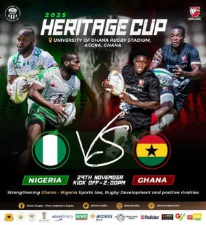 Heritage Rugby Cup 2025 - Ghana vs Nigeria, Venue, kick-off Time &amp; where to watch the game