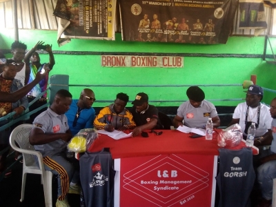 Boxer Daniel Selassie Gorsh sheds tears at contract signing ceremony