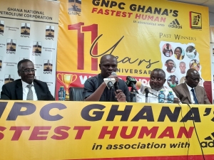 Sports Minister, Hon Mustapha Ussif Launches 11th Edition Of GNPC Ghana Fastest Human Competition