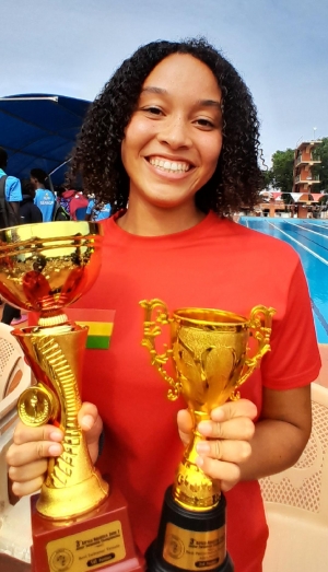 Zaira Forson ShinesAt 3rd Africa Aquatics Zone 2 Junior Swimming Championships