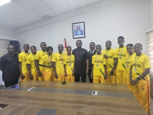 Ghana Black Loopers Celebrate Success With Minister Of Youth &amp; Sports