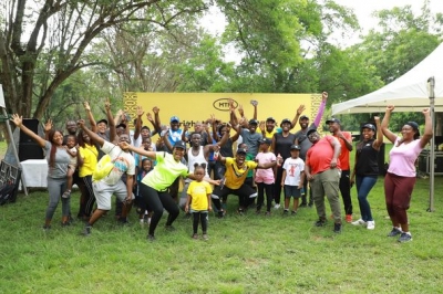 MTN Bright Media walk held at Legon on Saturday