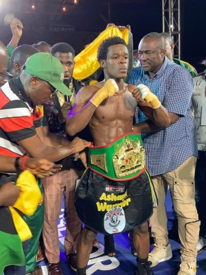 Nyantekyi Stops ‘Akufo Addo’ At Boxfest In Kumasi To Claim National Featherweight Title