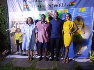 Asafa Powell In Ghana" - Tour Concludes With Dinner Hosted By Mobility Technologies Boss Francis Boateng