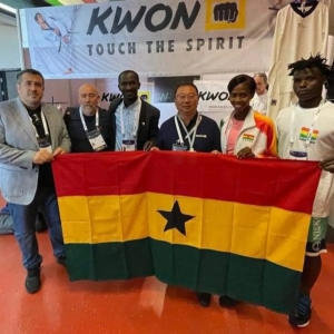 Two Ghanaians At World Taekwondo Championships In Baku, Azerbaijan