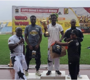 Sarfo Ansah makes GNPC Ghana Fastest Double